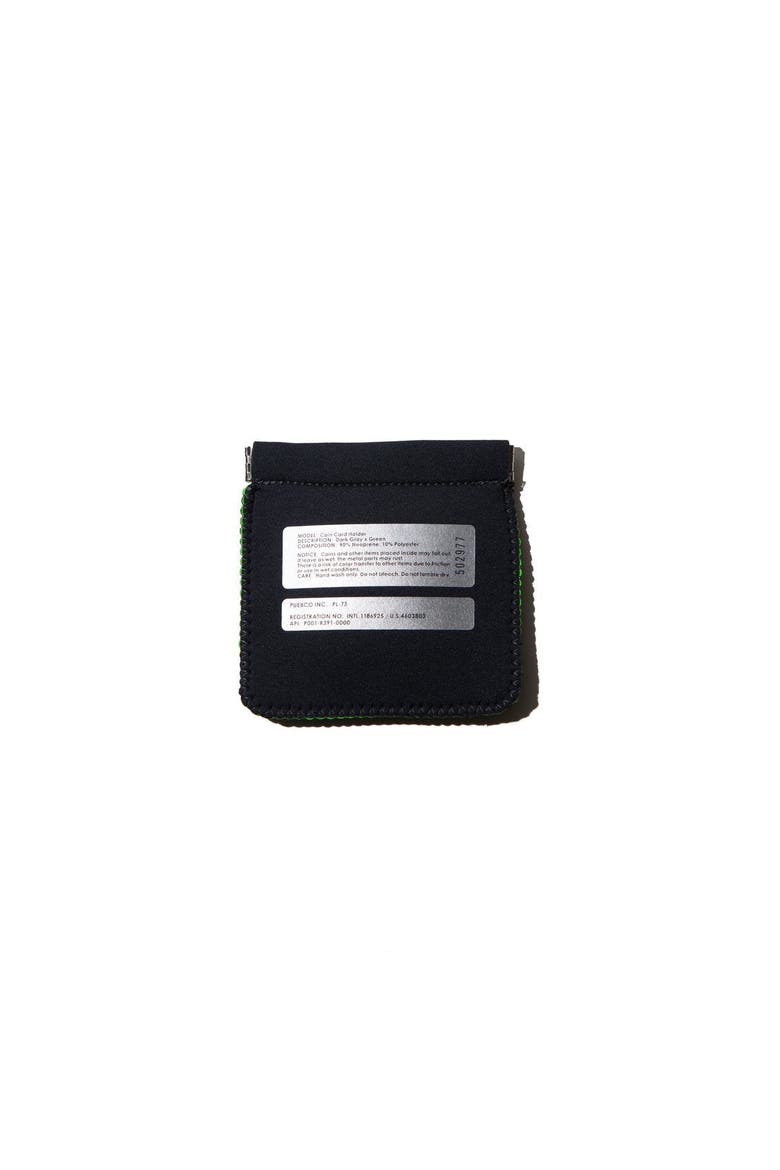 Coin Card Holder, Main, color, Dark Gray/Green