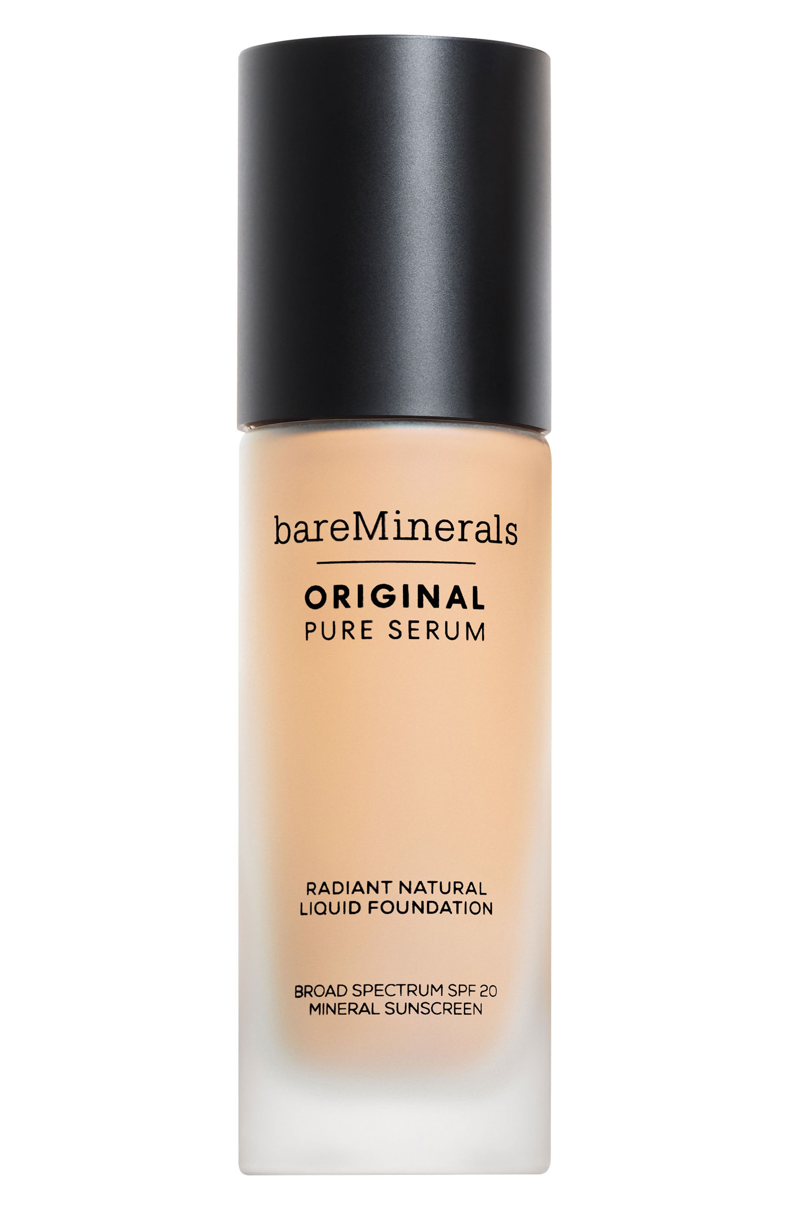 bareMinerals® Original Pure Serum Radiant Natural Liquid Foundation Mineral SPF 20 in Fair Neutral 1 
