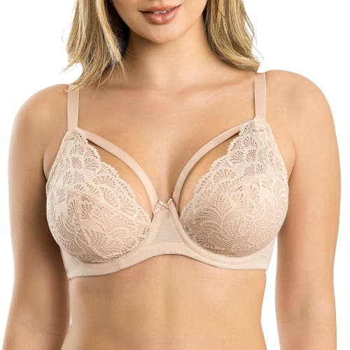 Parfait Olivia Lace Unlined Bra In Animal Print