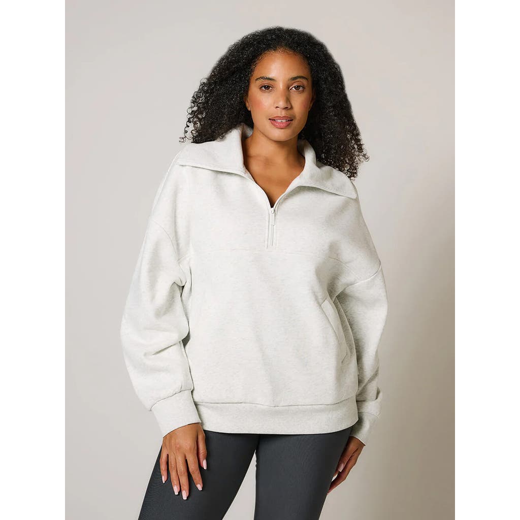 LOVALL LOVALL ALL SZN OVERSIZED 1/4 ZIP SWEATSHIRT