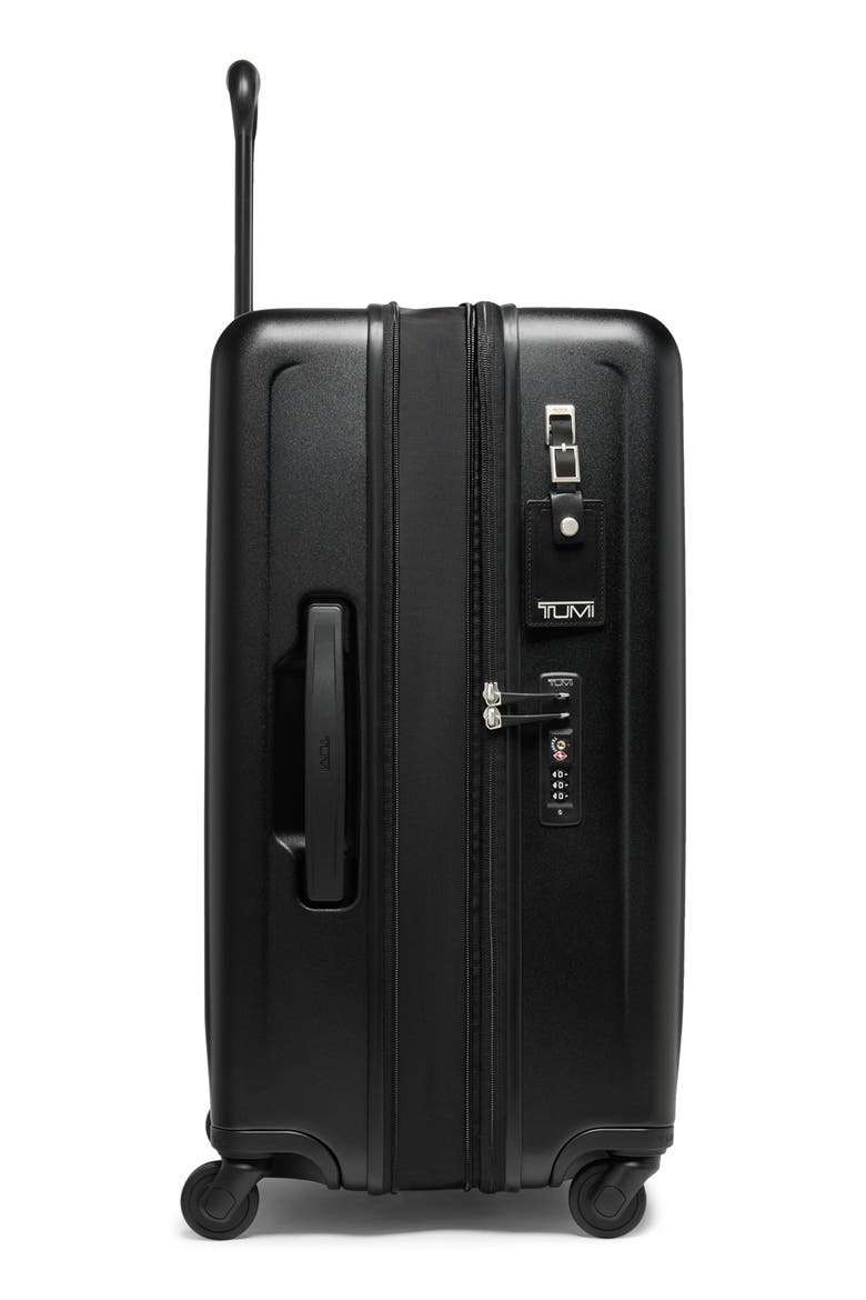 Ventra Medium Expandable Checked Suitcase, Alternate, color, BLACK TEXTURE