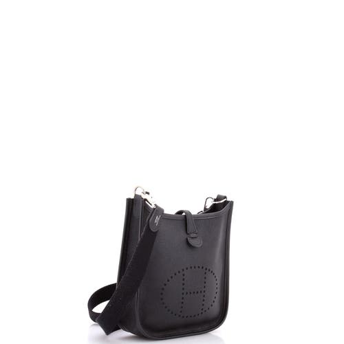 Pre-owned Hermes Hermes Evelyne Bag Gen Iii Epsom Tpm In Black