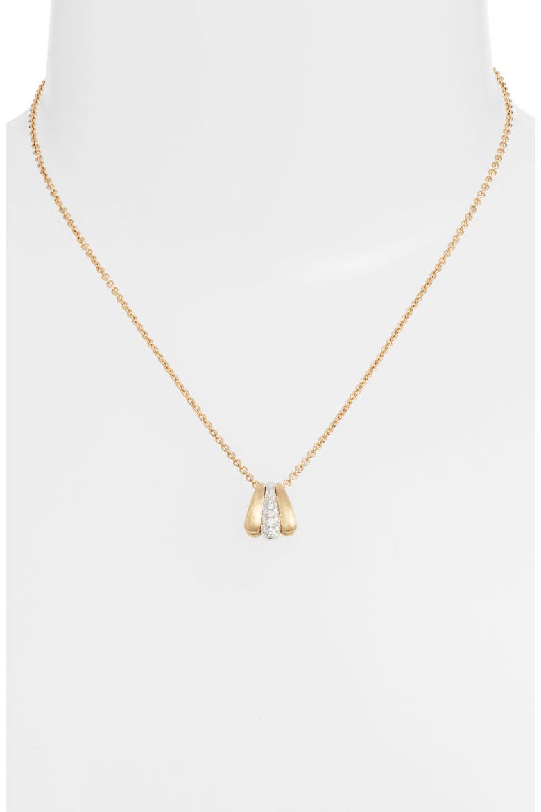 Lucia 18K Yellow & White Gold Pendant Necklace, Alternate, color, YELLOW GOLD/ WHITE GOLD