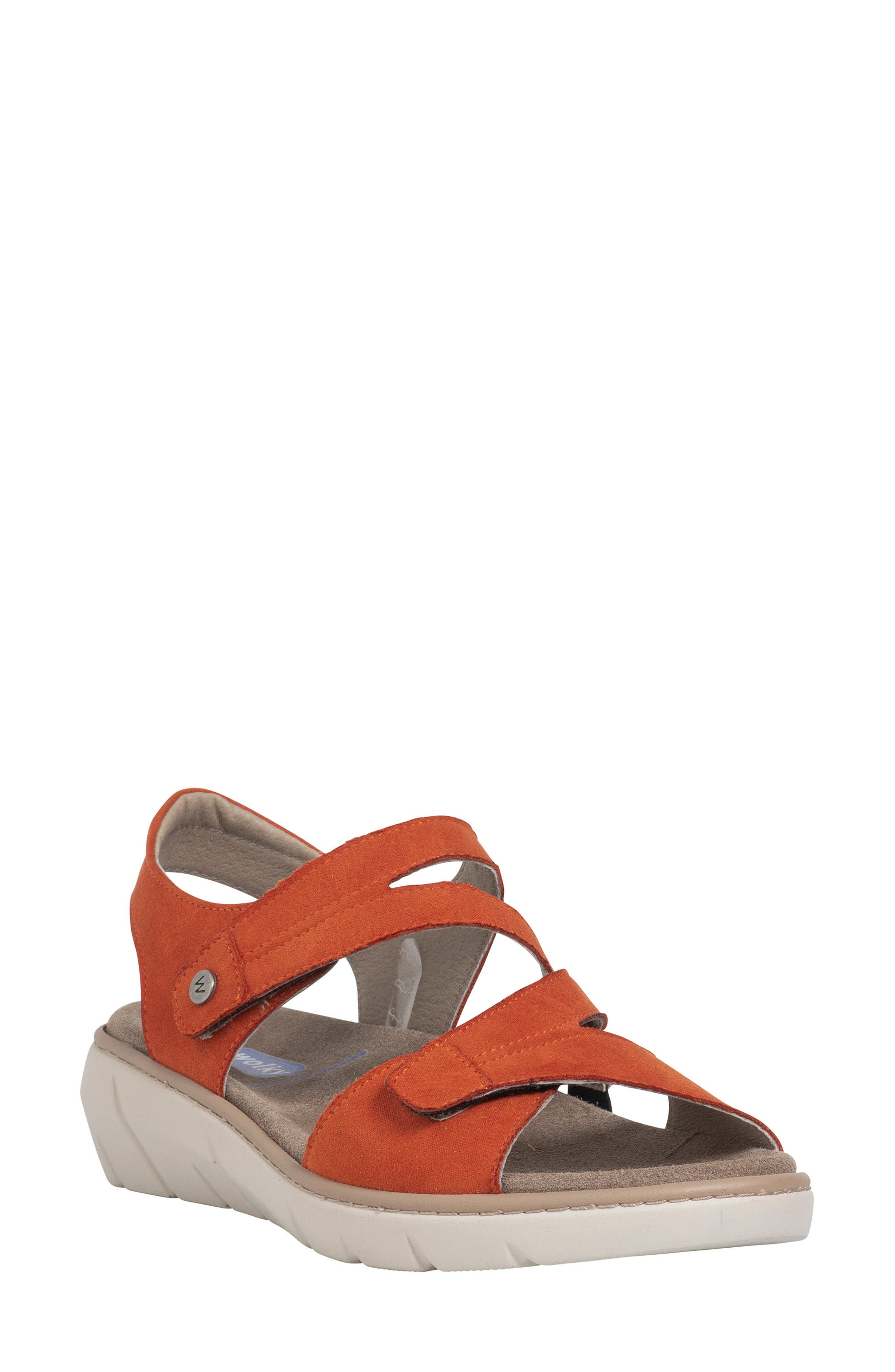 Wolky Ikaria Slingback Platform Wedge Sandal, Main, color, Brick