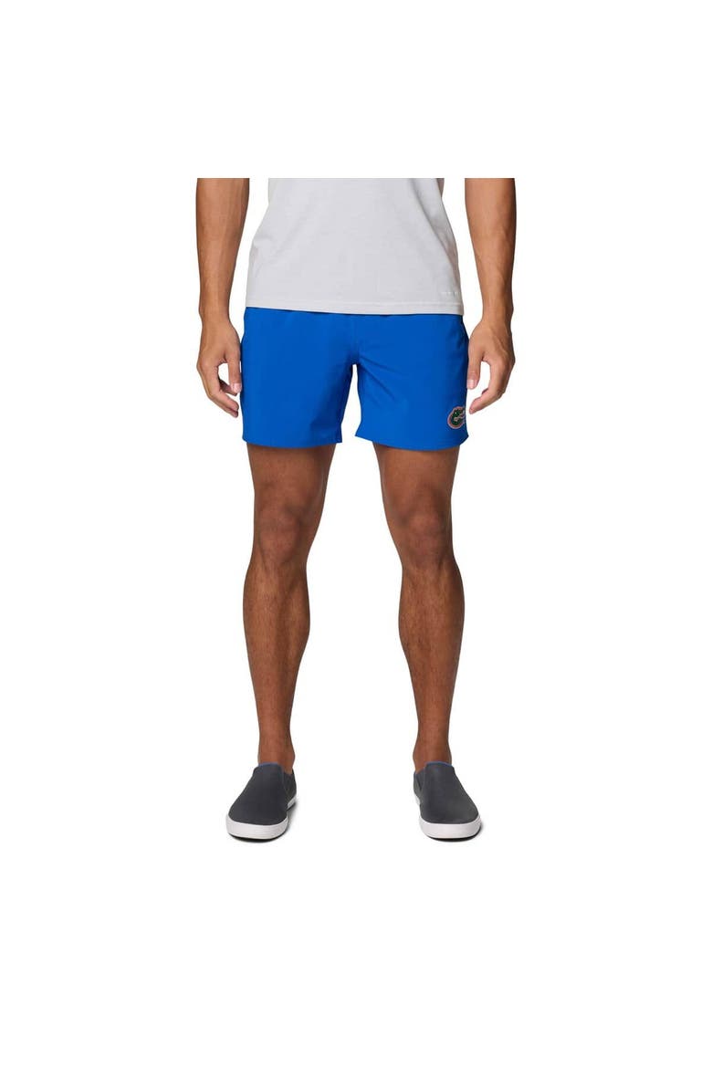 Men's Columbia Royal Florida Gators PFG Terminal Roamer™ Omni-Shade™ Stretch Shorts, Alternate, color, Royal