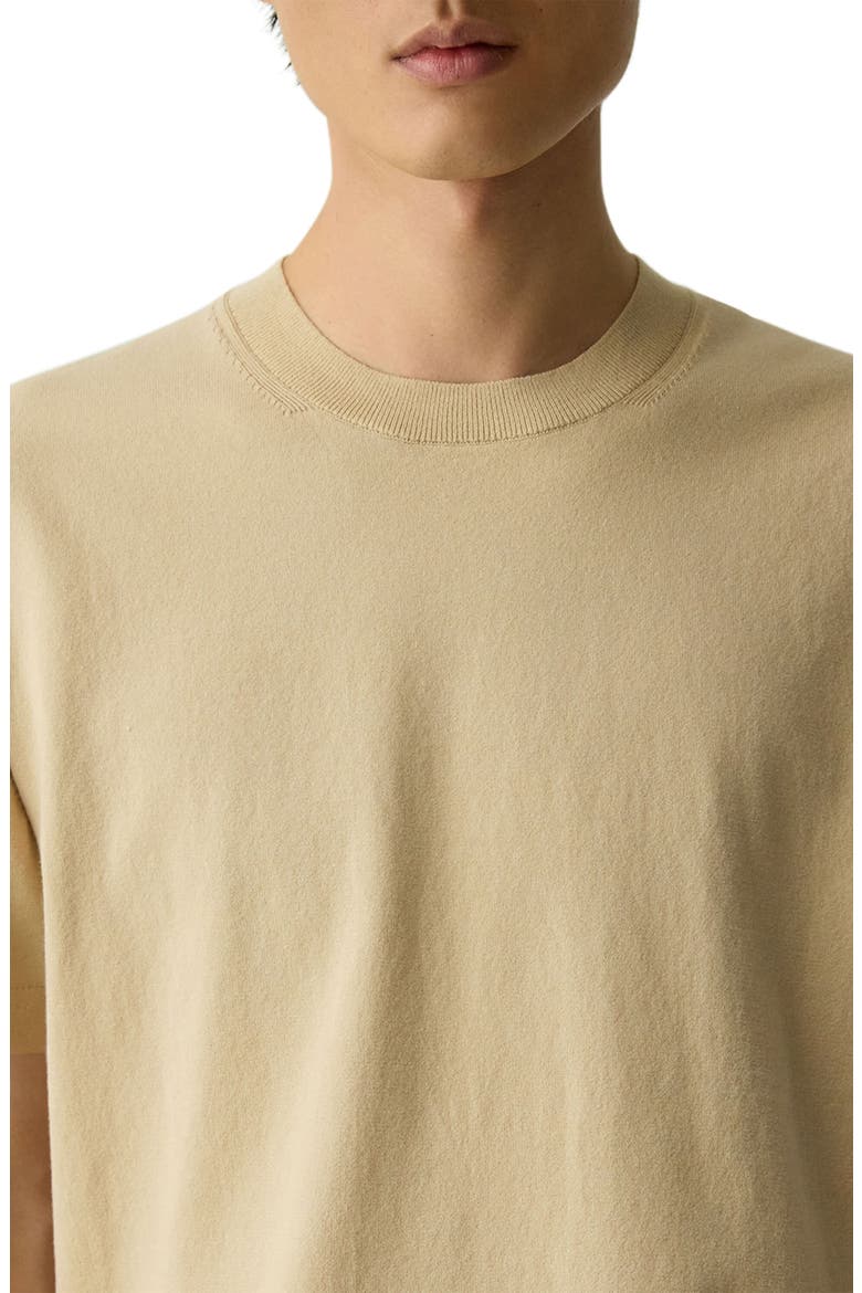 Relaxed Crewneck T-Shirt, Alternate, color, CHINO