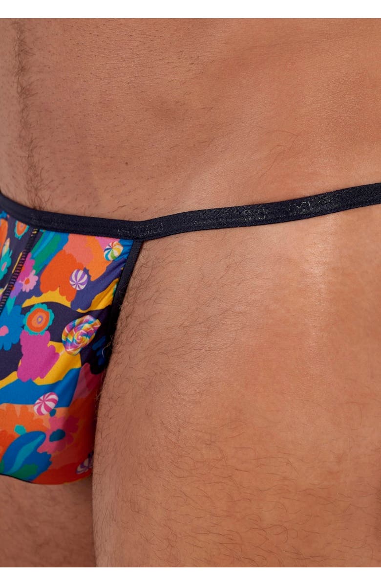 HOM Willy G-String, Alternate, color, Multico Print