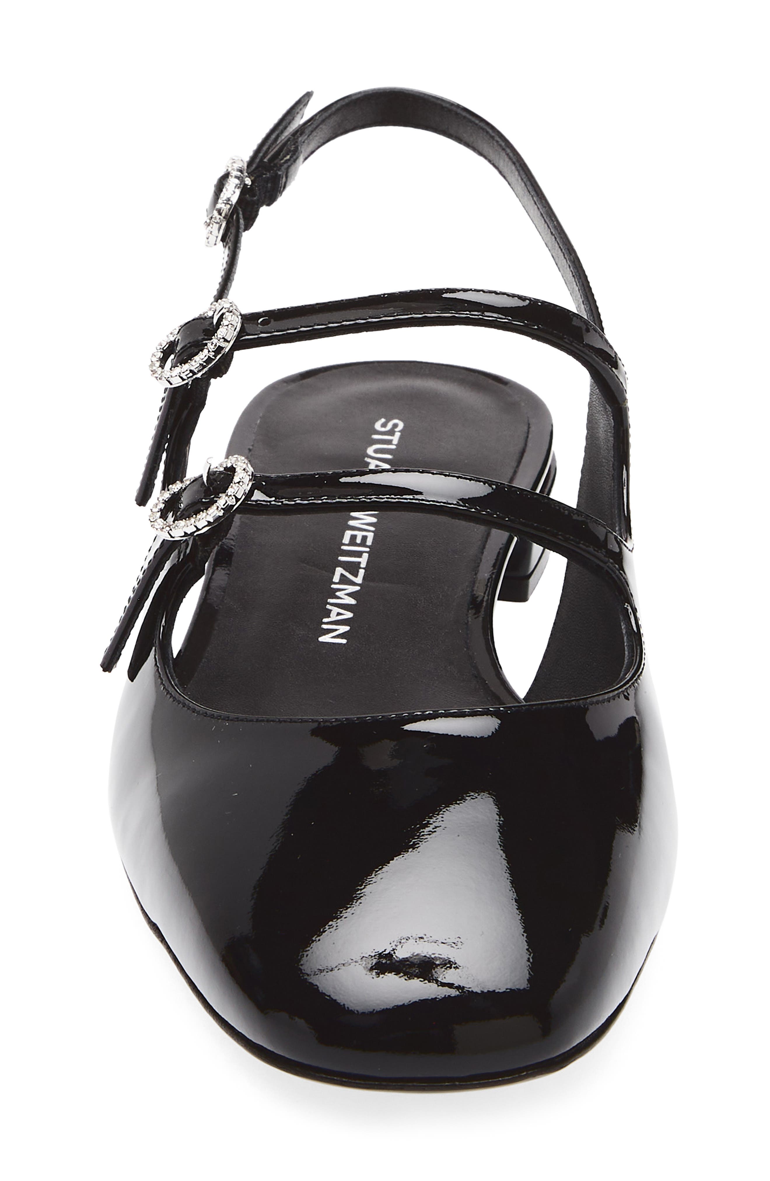 Stuart Weitzman Claris Slingback Mary Jane, Alternate, color, Black
