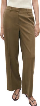 MANGO Carlos Wide Leg Pants