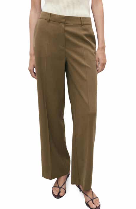 MANGO Carlos Wide Leg Pants