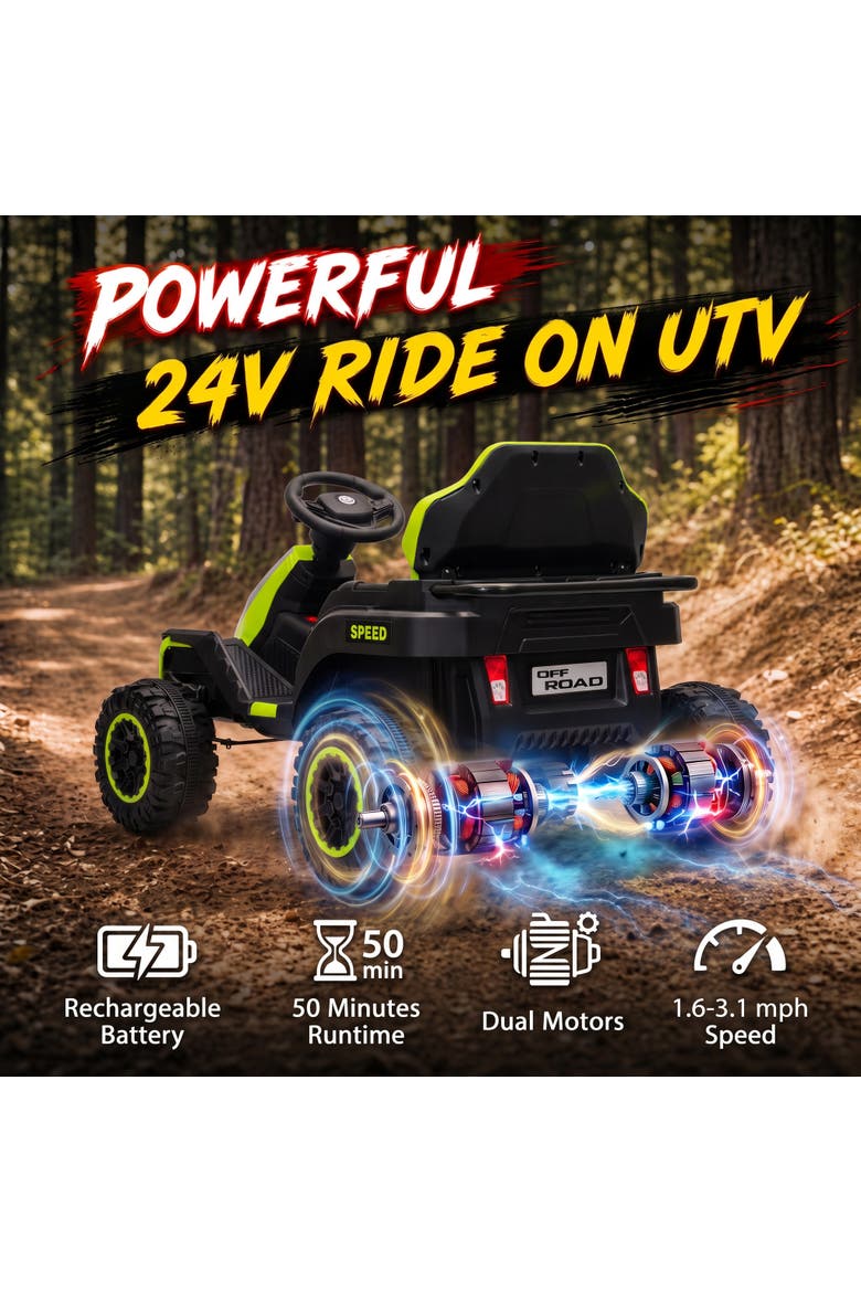 Qaba Battery Powered Electric Ride On Car | Nordstrom