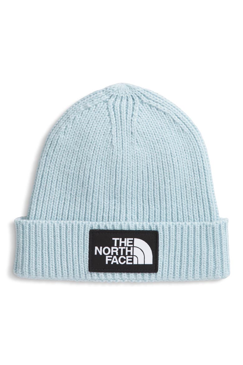 Logo Box Cuffed Beanie, Main, color, POLAR HAZE