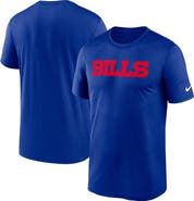 Nike Men's Nike Royal Buffalo Bills Primetime Legend Wordmark Performance T-Shirt