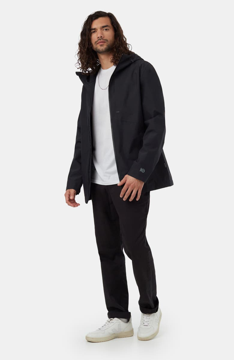 tentree Nimbus Waterproof Hooded Rain Jacket, Alternate, color,