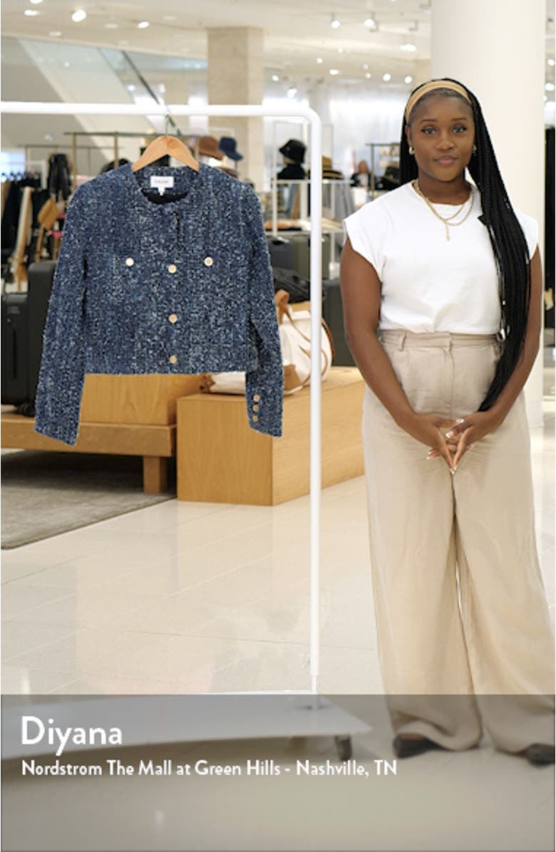 Denim Bouclé Jacket, sales video thumbnail