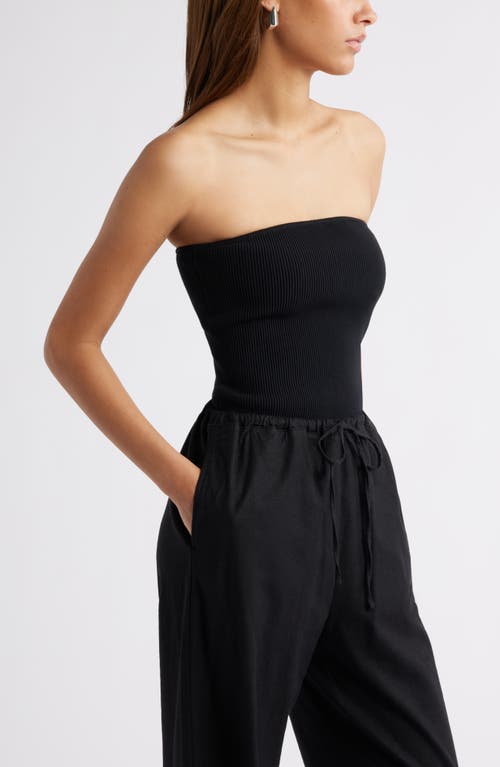 Open Edit Luxe Rib Tube Top