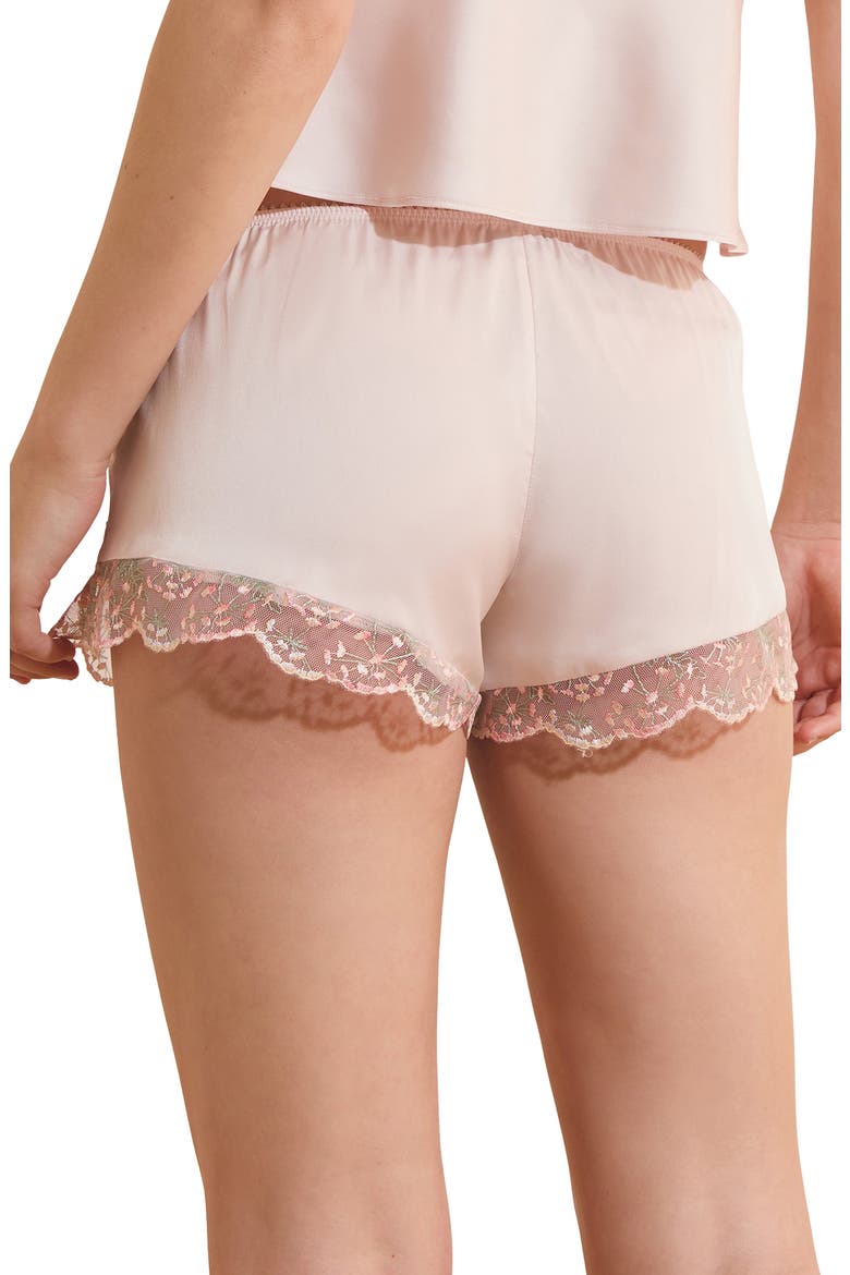 Infusion Lace Trim Sleep Shorts, Alternate, color, BLUSH