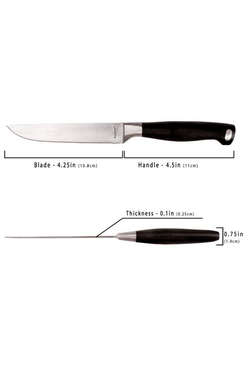 Berghoff 7-piece Stainless Steel Steak Knife Set In Silver