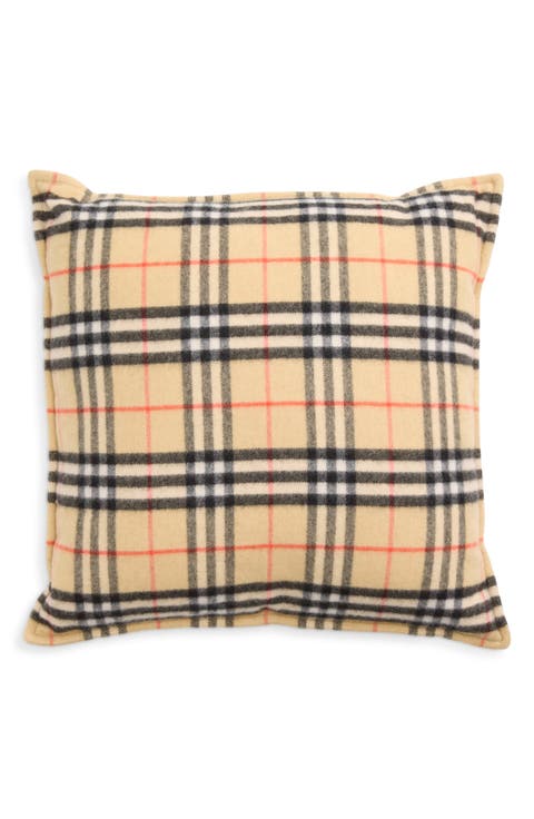 Check Cashmere Cushion