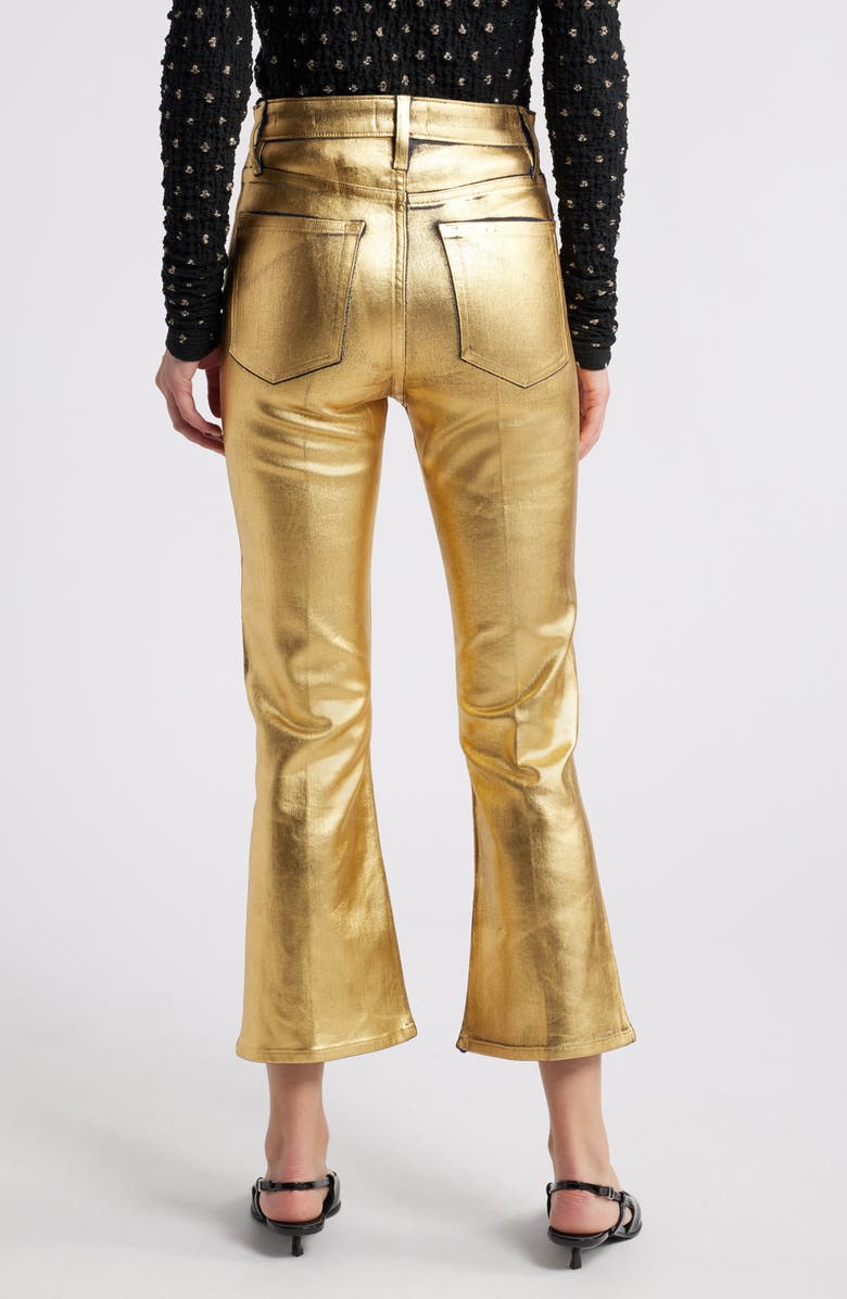 FRAME Le Crop Mini Bootcut Jeans, Alternate, color, Gold Chrome