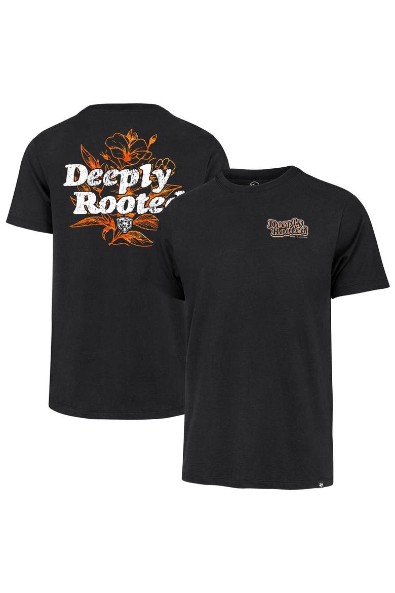 Men's '47  Black Chicago Bears Black History Month T-Shirt, Main, color, Black