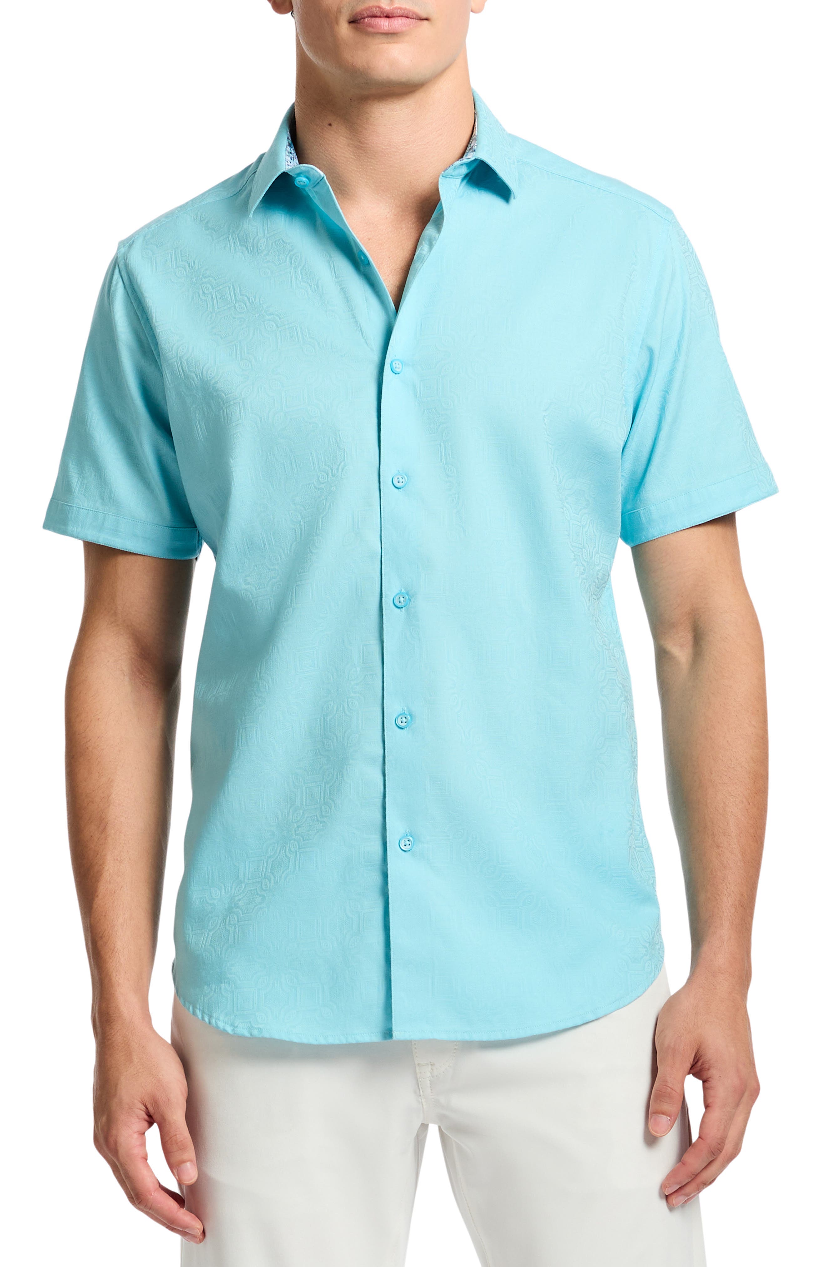 Odyssey Short Sleeve Button Up Shirt