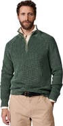 Aubin Martin Zip Neck Long Sleeve Jumper