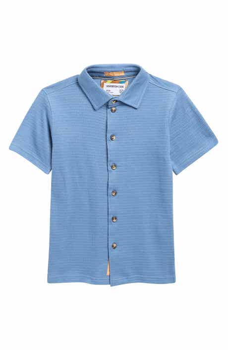 Sovereign Code Kids' Knoven Connect Short Sleeve Button-Up Shirt