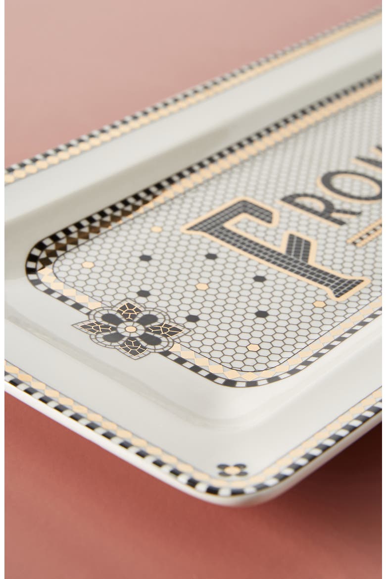 Anthropologie Bistro Tile Cheese Platter, Alternate, color, WHITE