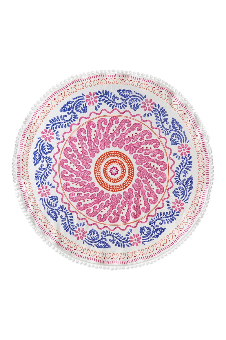 Cita Round Resort Towel, Main, color, PINK