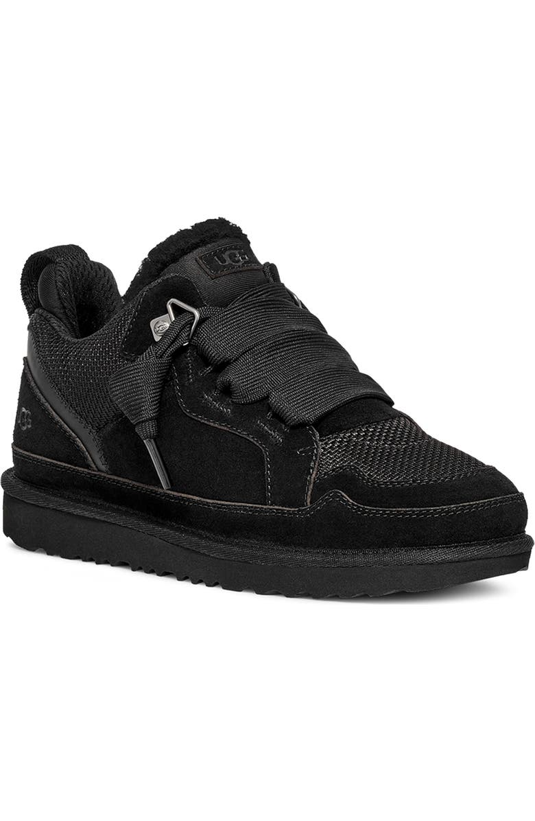UGG<sup>®</sup> Kids' Lowmel Sneaker, Alternate, color, Blk