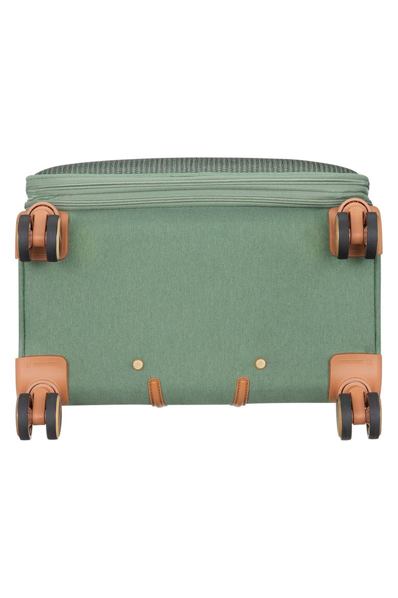 Odelia 32-Inch Soft Shell Spinner Suitcase, Alternate, color, GREEN TEA