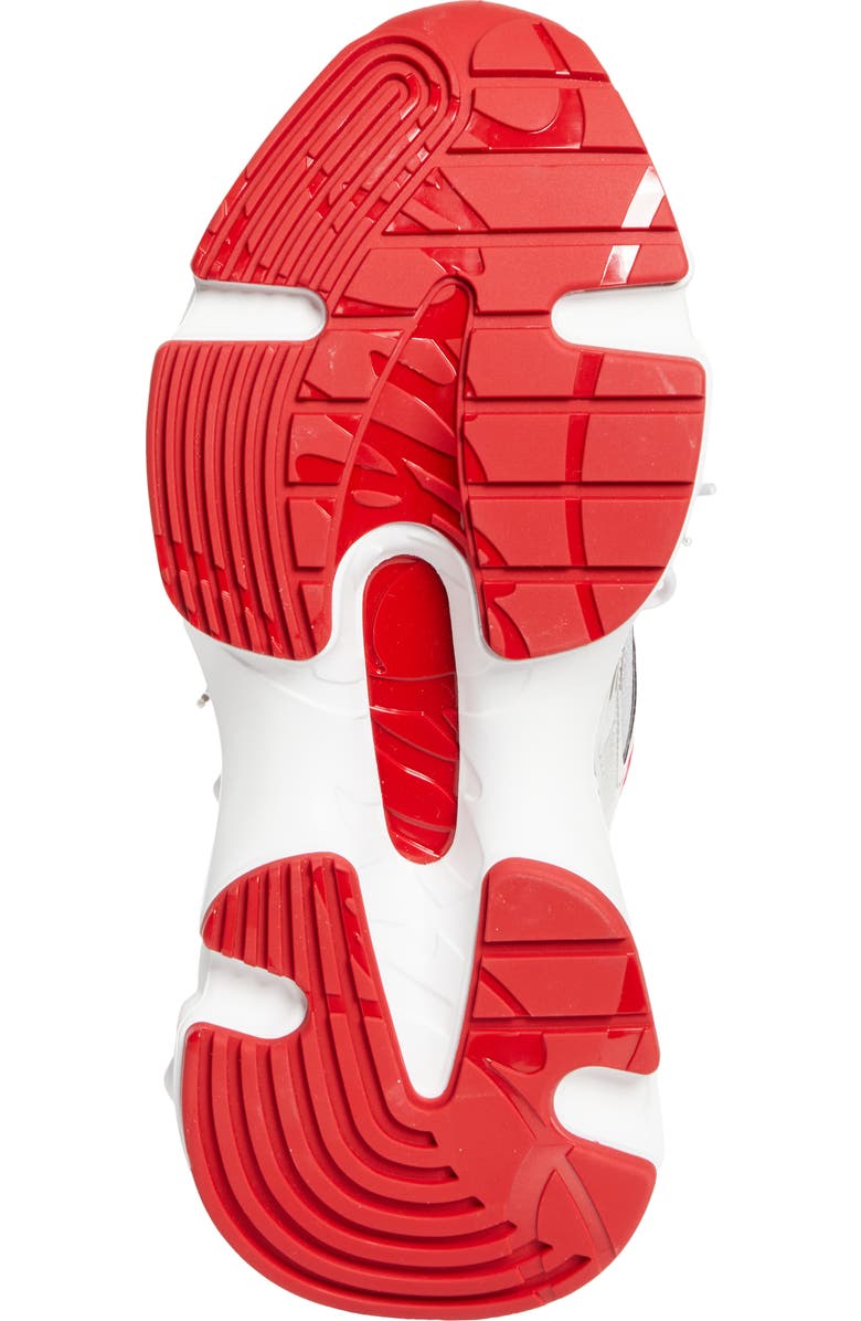 Christian Louboutin So Flo Sneaker, Alternate, color, Silver