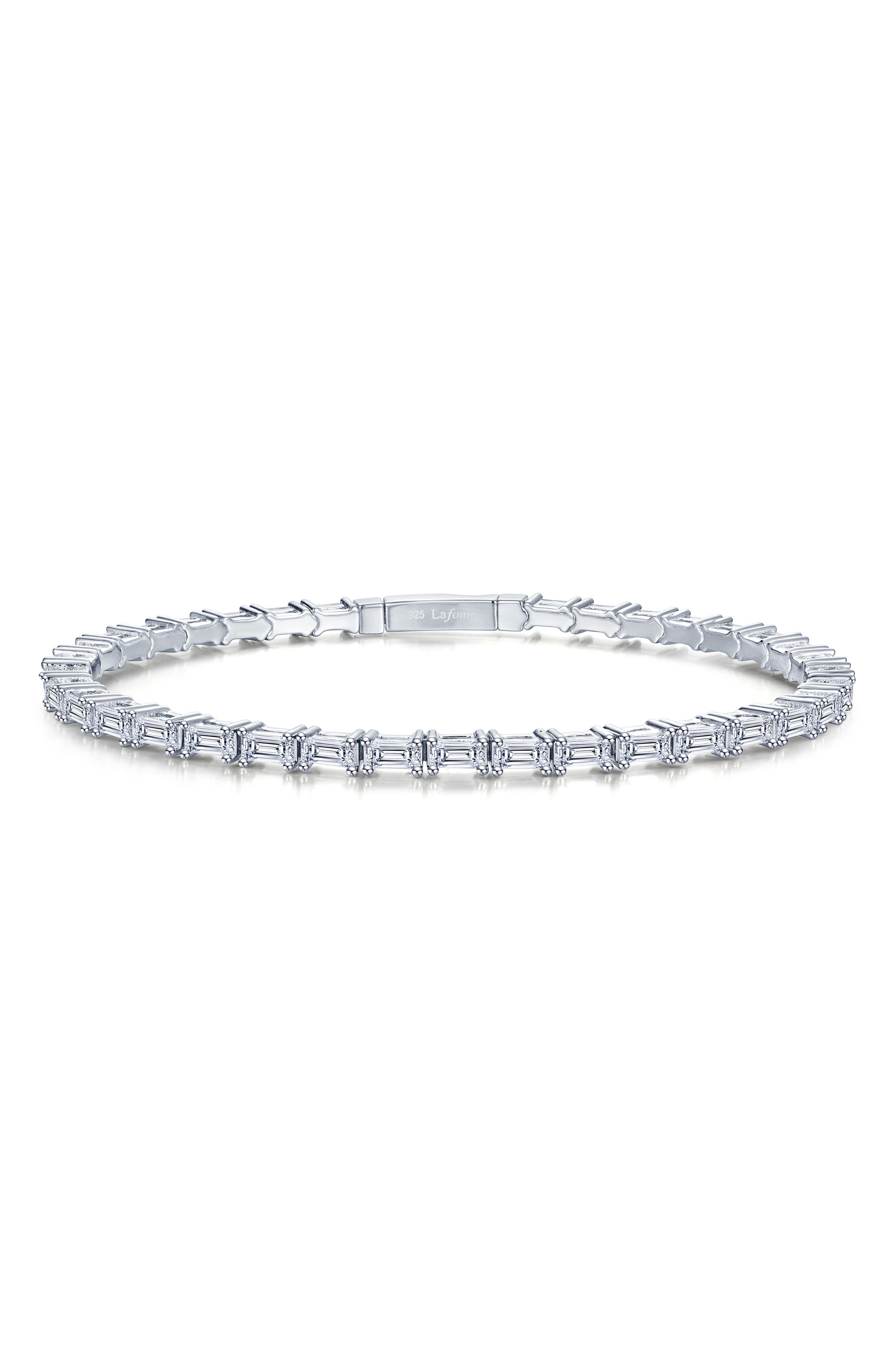 Classic Simulated Diamond Tennis Bracelet