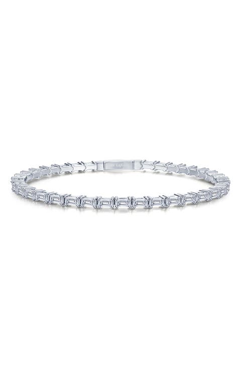 Classic Simulated Diamond Tennis Bracelet