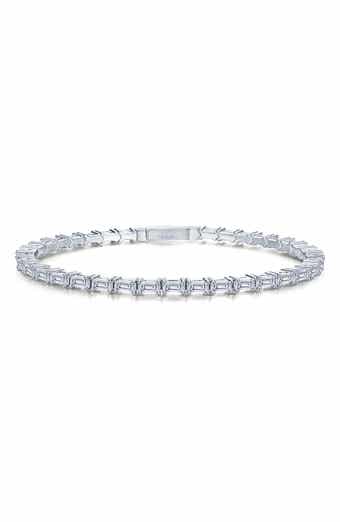 Classic Simulated Diamond Tennis Bracelet