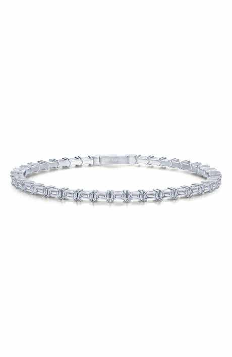 Classic Simulated Diamond Tennis Bracelet