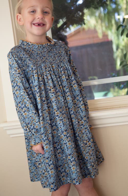 Beet World Little Kid Smocked Long Sleeves Dress