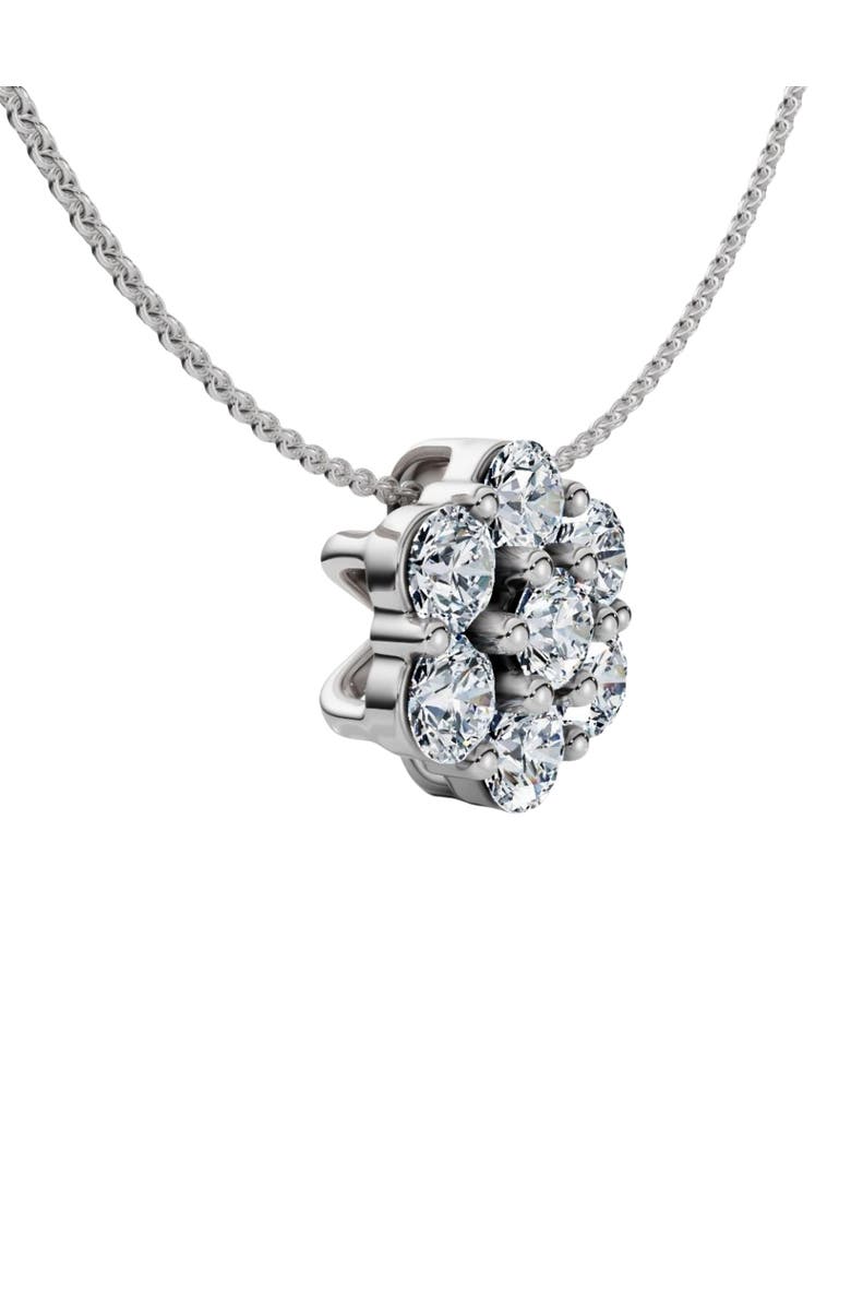 Bliss Diamond 1/2Ct Diamond Pendant Women's Necklace 14k Gold Lab Grown, Alternate, color, White Gold