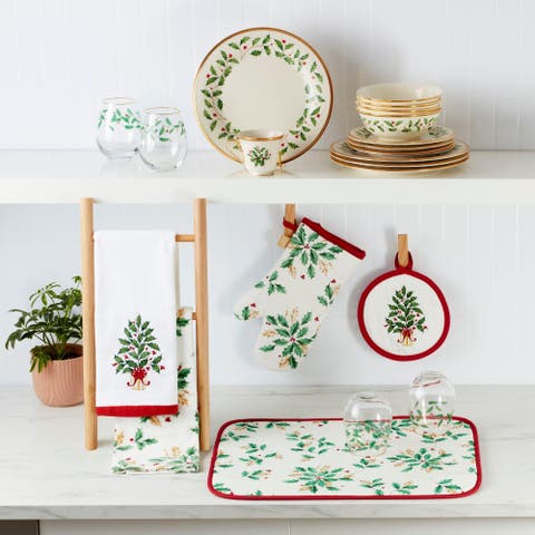 Holiday 5‑piece Kitchen Gift Set, Multicolor - 8"w X 12.5"l