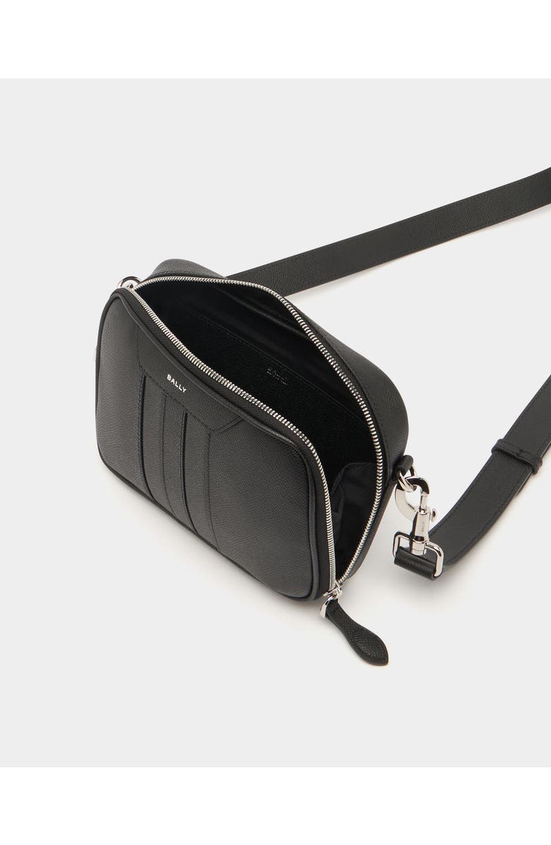 Bally Leather Beckett Crossbody Bag, Alternate, color, Black