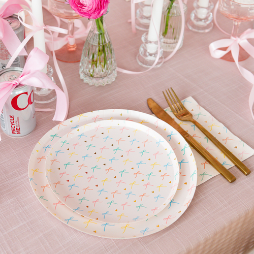 Jollity & Co Bows  Large Napkins In Assorted Pre-pack