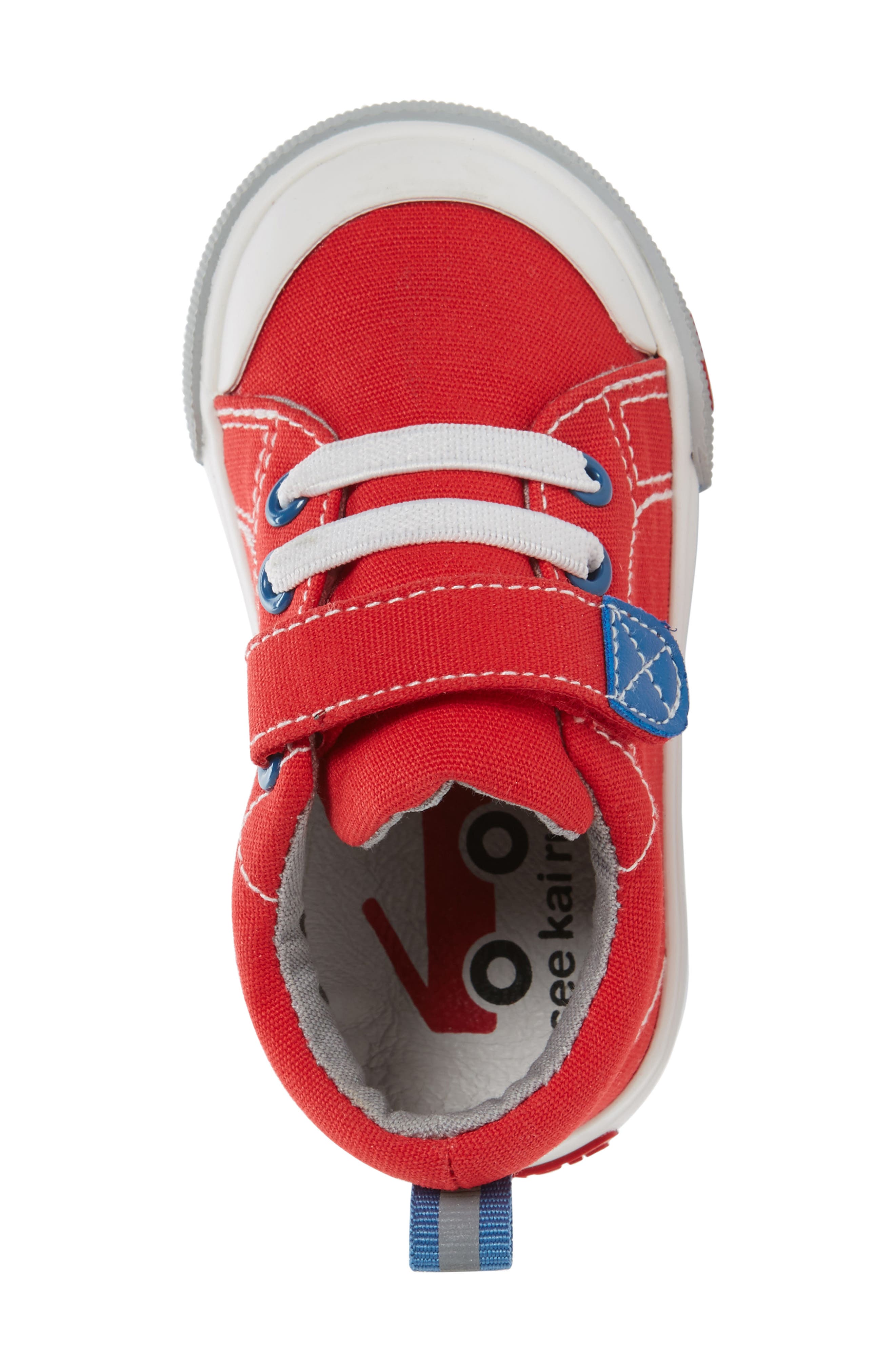 Stevie II Sneaker, Alternate, color, RED
