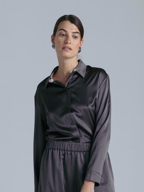 Silk Long Sleeve Shirt