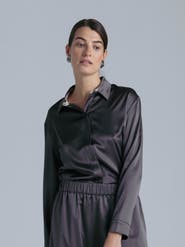 Alas Silk Long Sleeve Shirt