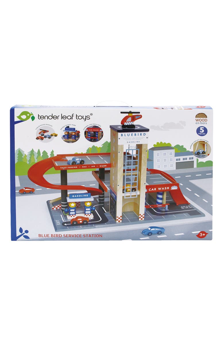Tender Leaf Toys Bluebird Service Station Playset, Alternate, color, Multi