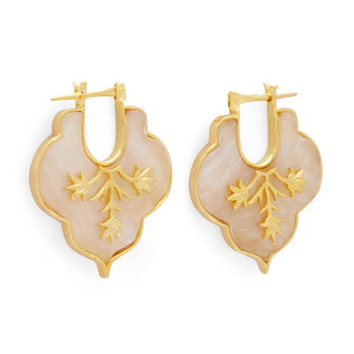 Dhwani Bansal Mosaic Earrings In Gold