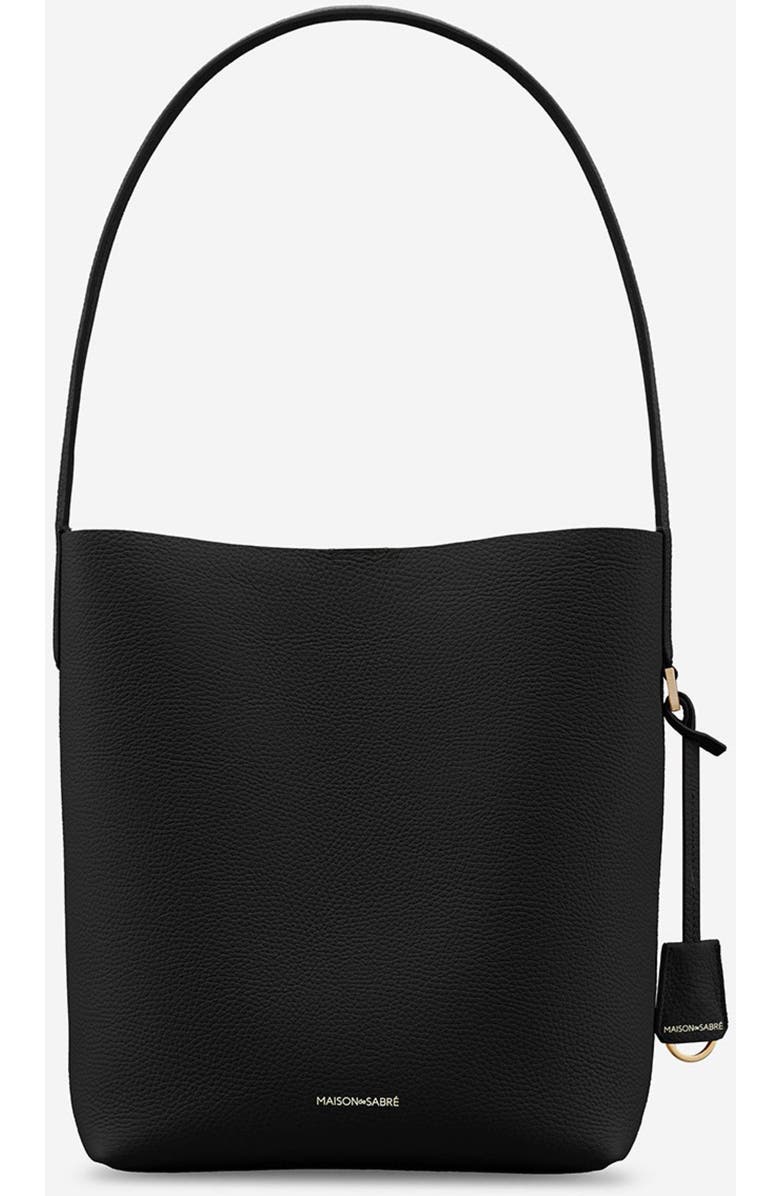 MAISON de SABRÉ The Bucket Soft Tote, Main, color, Rouge Noir