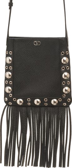 ショルダーバッグ・ポシェット VALENTINO GARAVANI NELLCOTE CROSS BODY BAG Valentino Garavani Nellcôte Small Shoulder Bag In Suede With