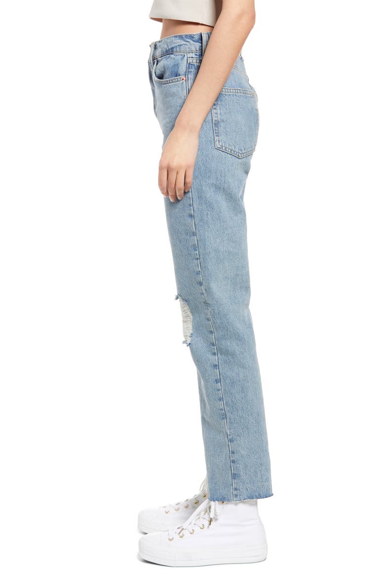 Pax Ripped High Waist Jeans, Alternate, color, SUMMER VINTAGE